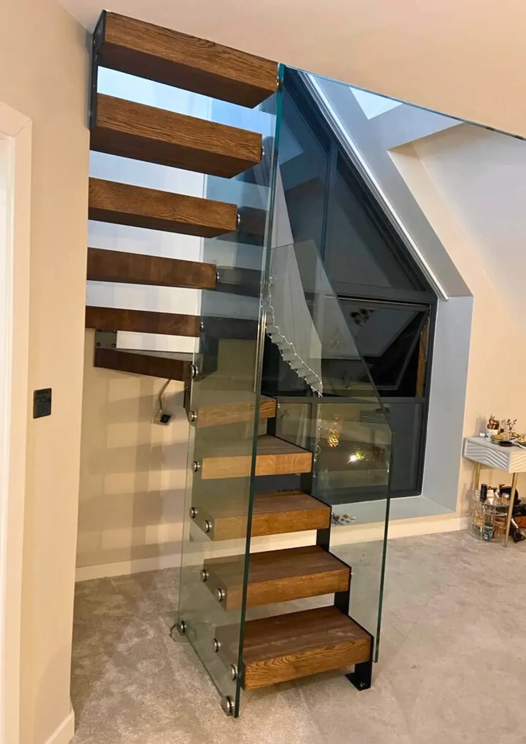 Busrom Standoff Railing System Metal Stairs and Railings Glass Railings for Staircase Railing Company