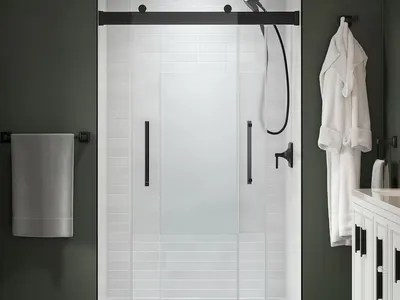 Low Cost Polished Stainless Steel Bathroom Door Pull Finely Forged Shower Handle thumbnail 11