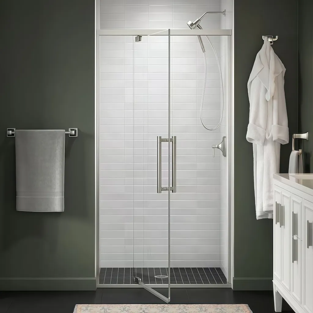 Gran Oferta Tiradores Antideslizantes De Acero Inoxidable 304/316 Para Puertas De Ducha, Color Original