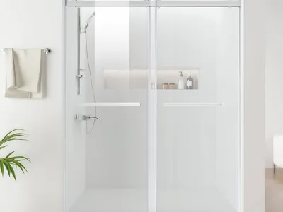 Fabrikpreis Kratzfester Badezimmergriff Aus Edelstahl SUS304 Für Duschtüren Aus Glas Umweltfreundlich Langer Griff thumbnail 5