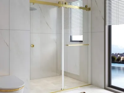Must Have Immobilize Square Black Luxury Penthouse Shower Door Handles Hardware thumbnail 1