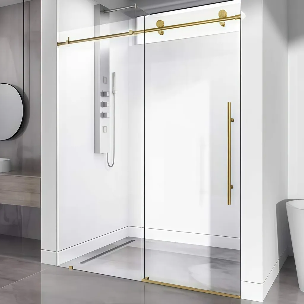 Fabrikpreis Kratzfester Badezimmergriff Aus Edelstahl SUS304 Für Duschtüren Aus Glas Umweltfreundlich Langer Griff