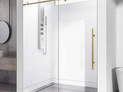 Fabrikpreis Kratzfester Badezimmergriff Aus Edelstahl SUS304 Für Duschtüren Aus Glas Umweltfreundlich Langer Griff thumbnail 3