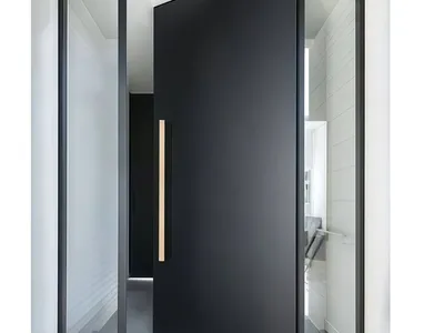 Lavpris Sameie Lobby Inngangsdørhåndtak Minimalistisk Design Tilpassede Farger Maskinvare thumbnail 5