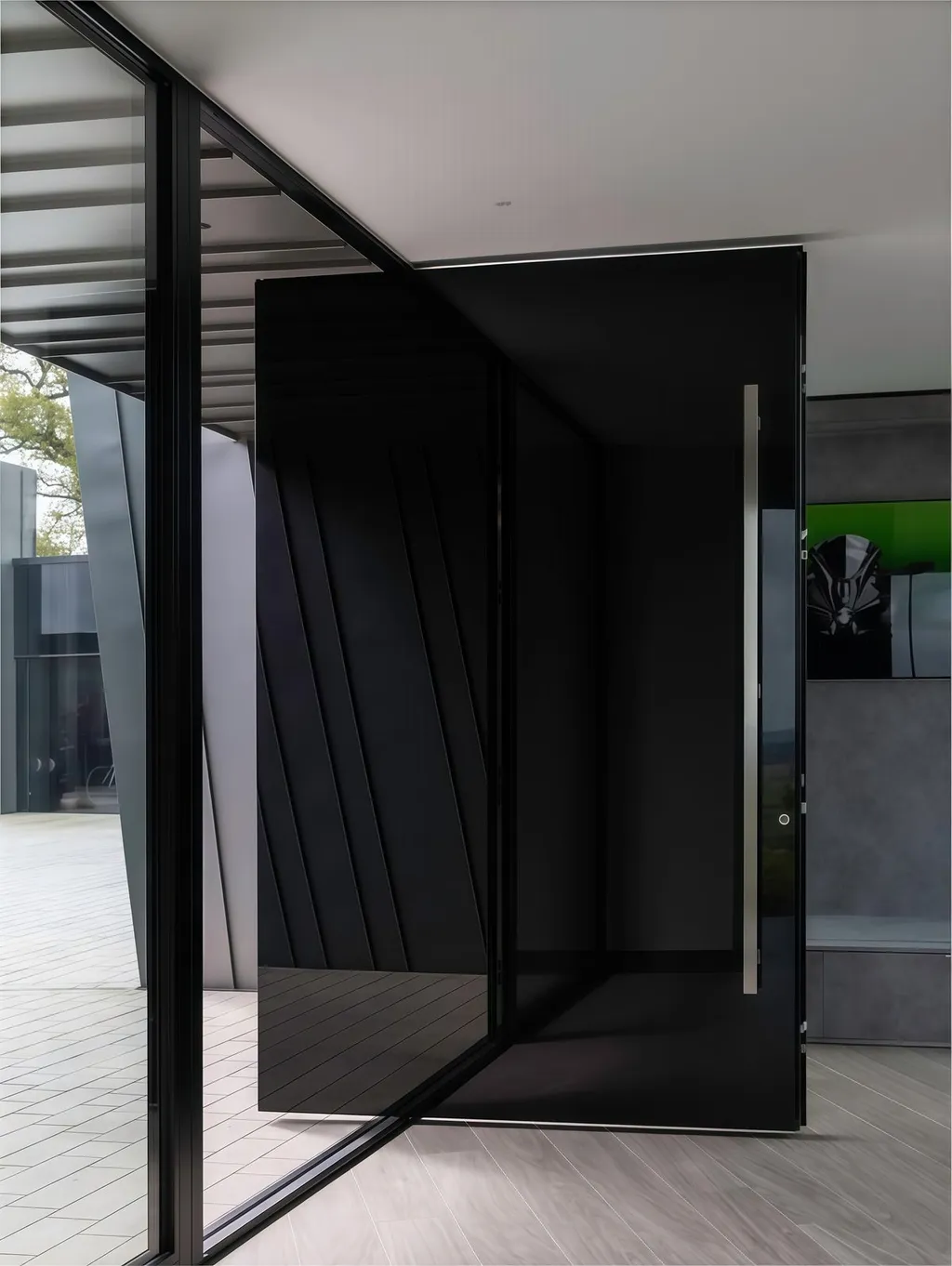 Wholesale Pricing Material Custom Pivot Mounted Doors Back-to-Back Handle