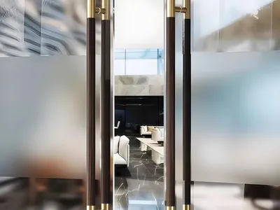 Friendly Budget Luster Retention Door Handle Easy Clean Surface U Shape Long Pull Hardware Back To Back Handles thumbnail 6