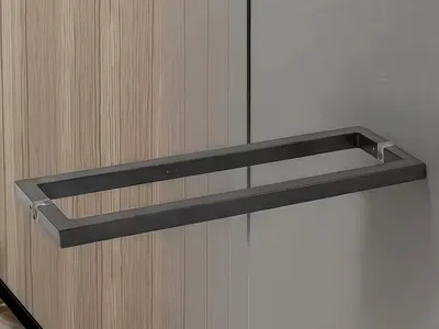 Wholesale Pricing Material Custom Pivot Mounted Doors Back-to-Back Handle thumbnail 1