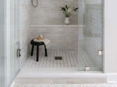 Global Agent Customized Structure Glass Shower Enclosures Glass-To-Wall Clamp For Custom Glass Installation thumbnail 9