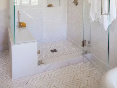 Global Agent Customized Structure Glass Shower Enclosures Glass-To-Wall Clamp For Custom Glass Installation thumbnail 1