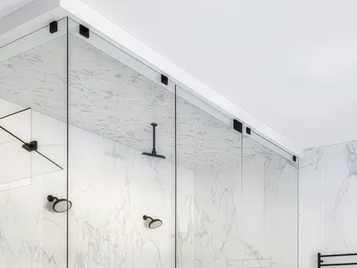Høy Kvalitet Baderomsglassklips Dusjkabinettpanelklemme Resort-feste thumbnail 1