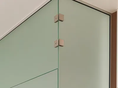 Maßgeschneiderte Einfach Zu Montierende Duschglas - Klemmenhalterung thumbnail 5
