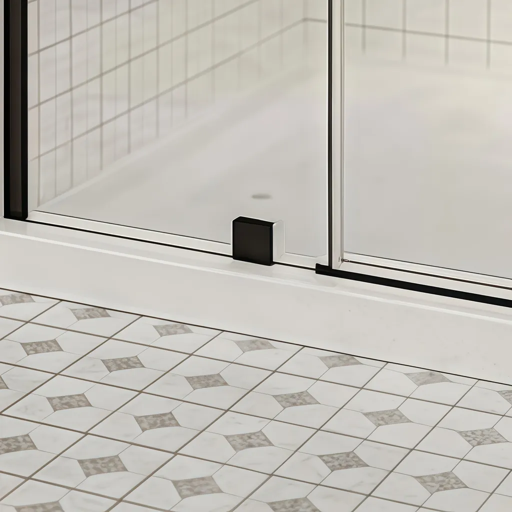 Global Agent Customized Structure Glass Shower Enclosures Glass-To-Wall Clamp For Custom Glass Installation