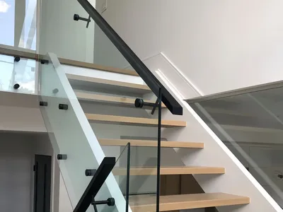 Unique Design Matte Black Railing Frameless Glass Standoffs Balcony Guardrails Adjustable Standoff Pin thumbnail 4