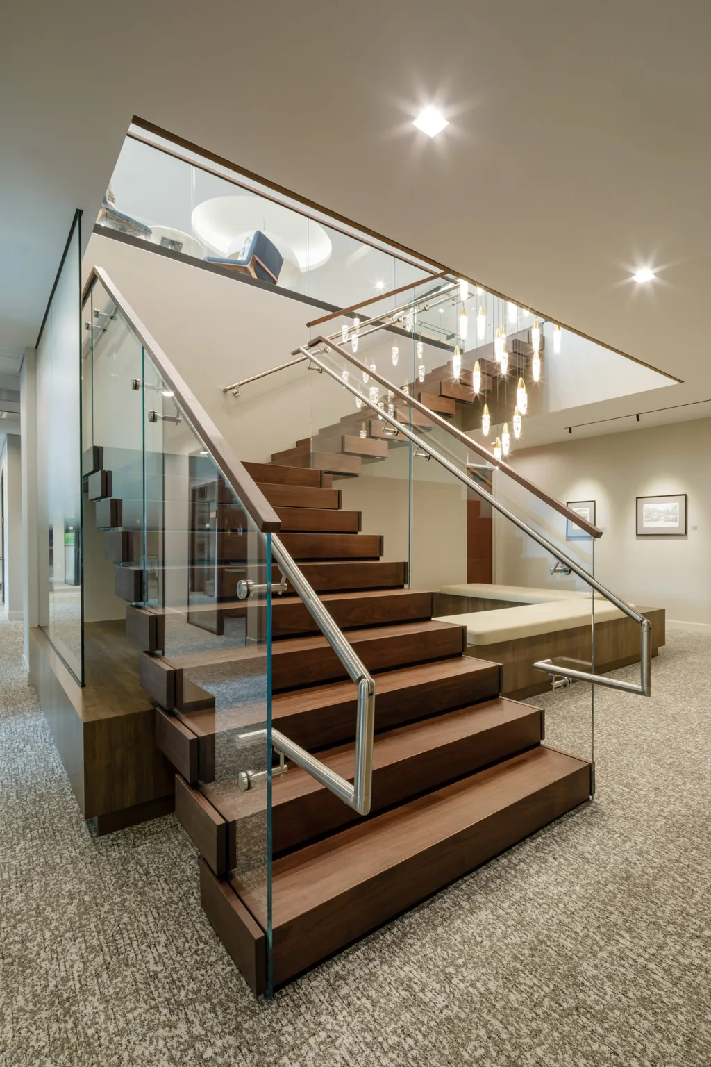 Factory Glass Connected Fitting Commercial Stair Apartment Railing Bracket