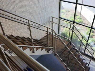 Factory Glass Connected Fitting Commercial Stair Apartment Railing Bracket thumbnail 2