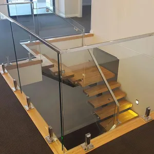 Busrom Mirror Stainless Rustproof Banister Hardware Glass Spigot Load Bearing Railing Glass Mounting Bracket thumbnail 4