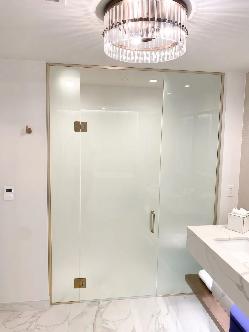 Fijación Impermeable De Fábrica Para Separador De Ducha De Cristal Para Baños De Hoteles De Lujo