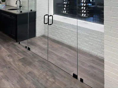 Space Saving Stainless Steel Stand Up Shower Doors Glass Hinges thumbnail 6