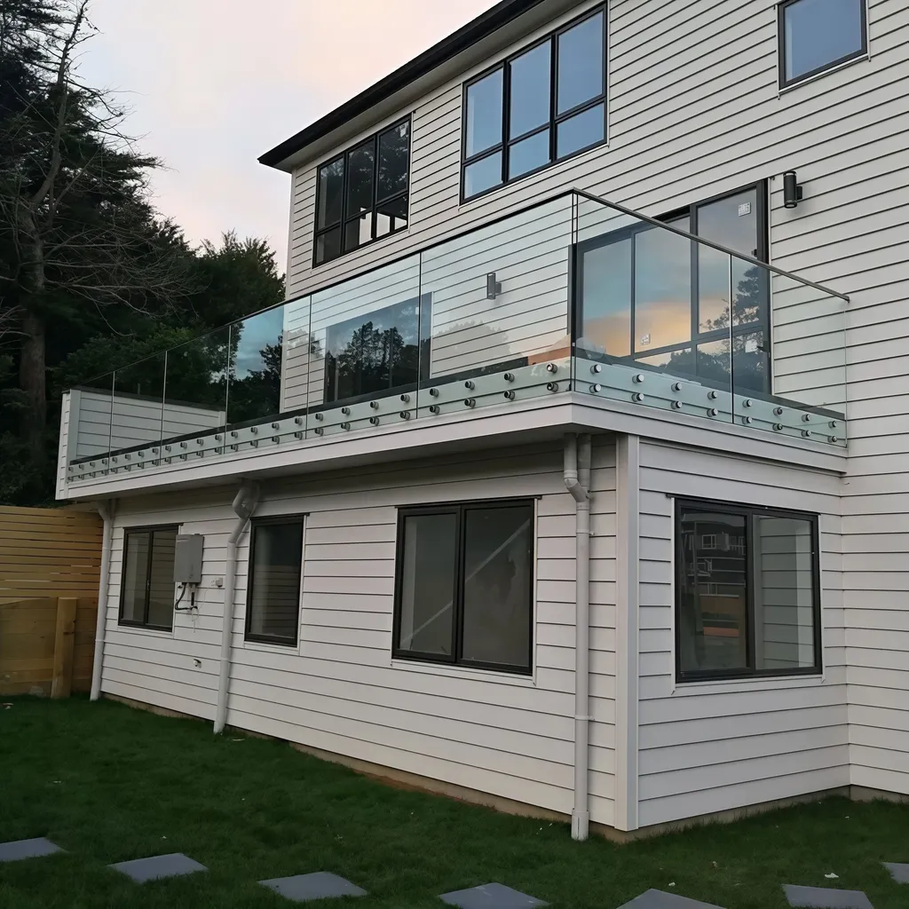 Busrom Glass Standoff Mounts Black Stainless Steel Railing Frameless Glass Guardrail Railing Standoff Pins Supplier