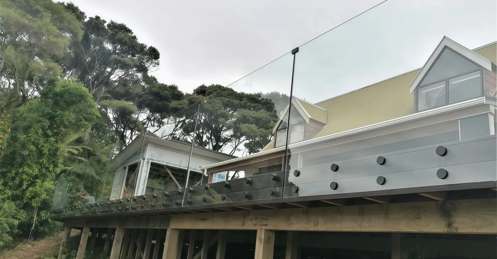 stainless steel glass standoffs​, wall panels, stairs, industrial glass components