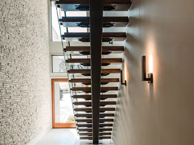Busrom Glass Balustrade Standoff Fittings Glass Balustrade for Outside Stairs Stair & Railing Company thumbnail 3