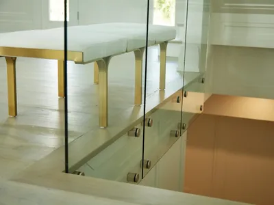 High Quality Stainless Steel Series Pre ‑ Shimmed Height Adjustment Glass Balustrade Standoff thumbnail 4