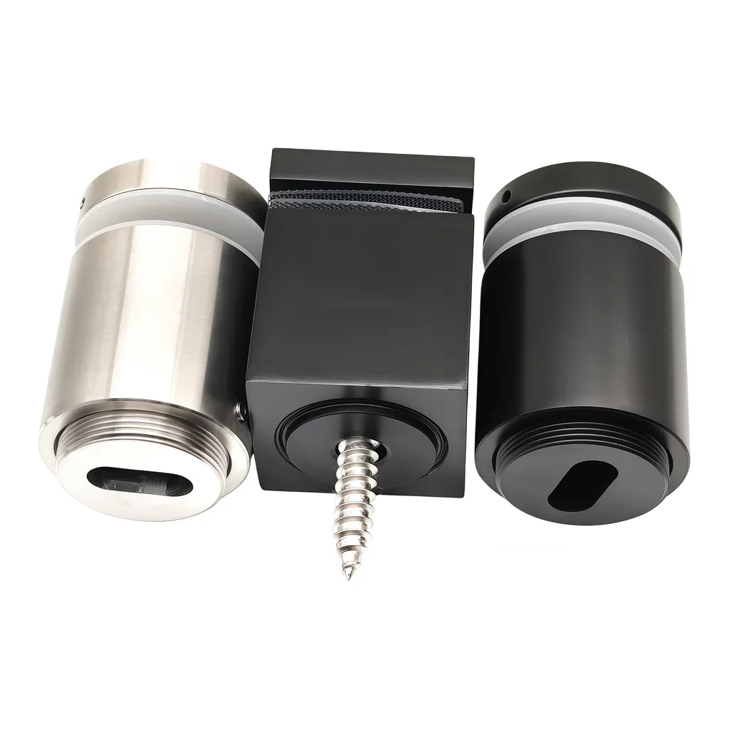 sign stand offs​, glass panel standoffs​, glass guardrail, busrom glass hardware manufacturer