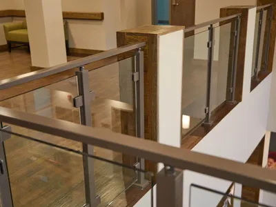 High Quality Guardrail Glass Clip Stair Viewing Deck Railing Customized Panel Clamp thumbnail 9