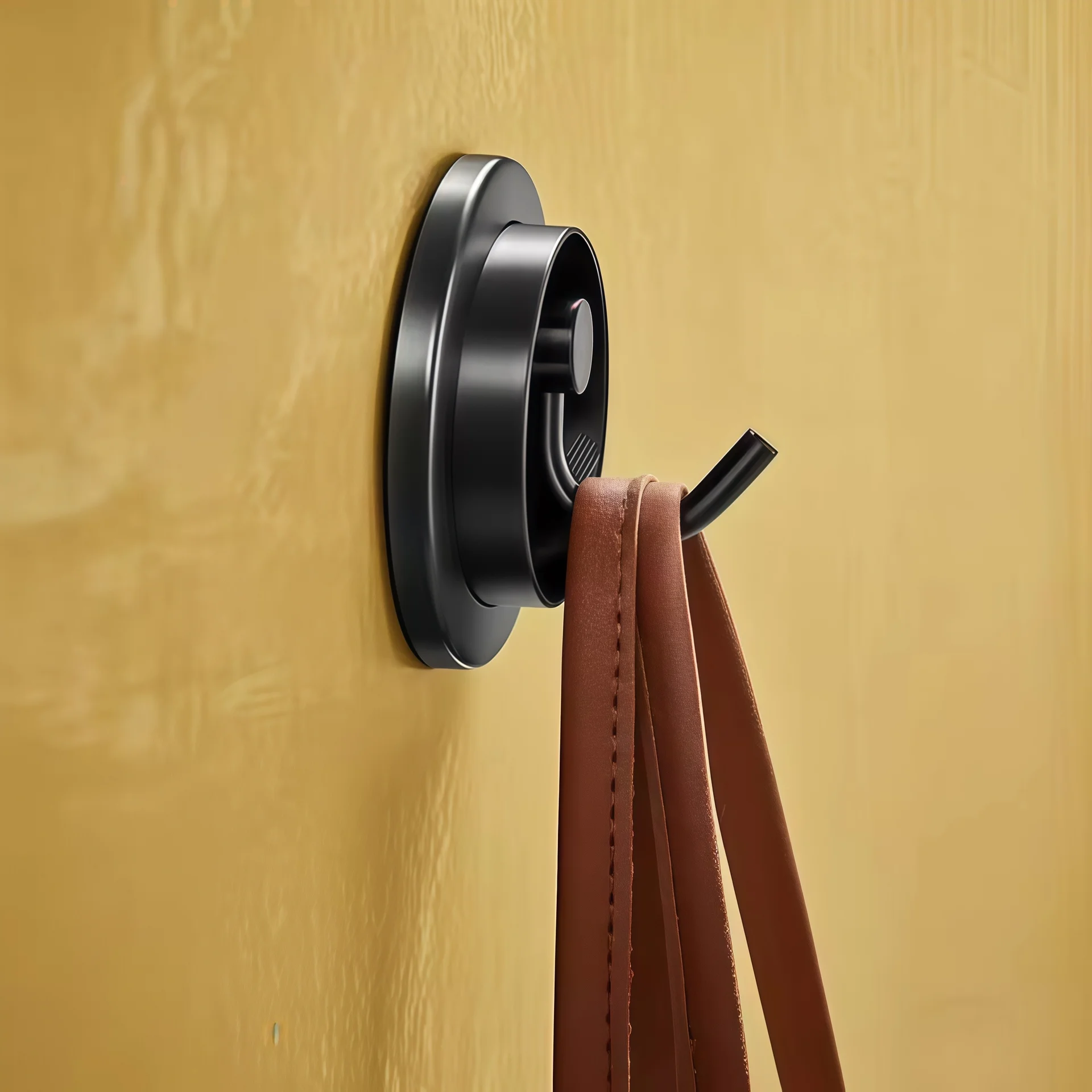 Wall-Mounted Hooks for Discreet Storage