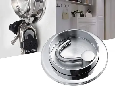Minimalist Retractable Hidden Wall Coat Hook Foldable Heavy Duty Cloakroom thumbnail 6