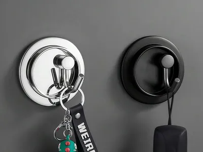 Minimalist Retractable Hidden Wall Coat Hook Foldable Heavy Duty Cloakroom thumbnail 3