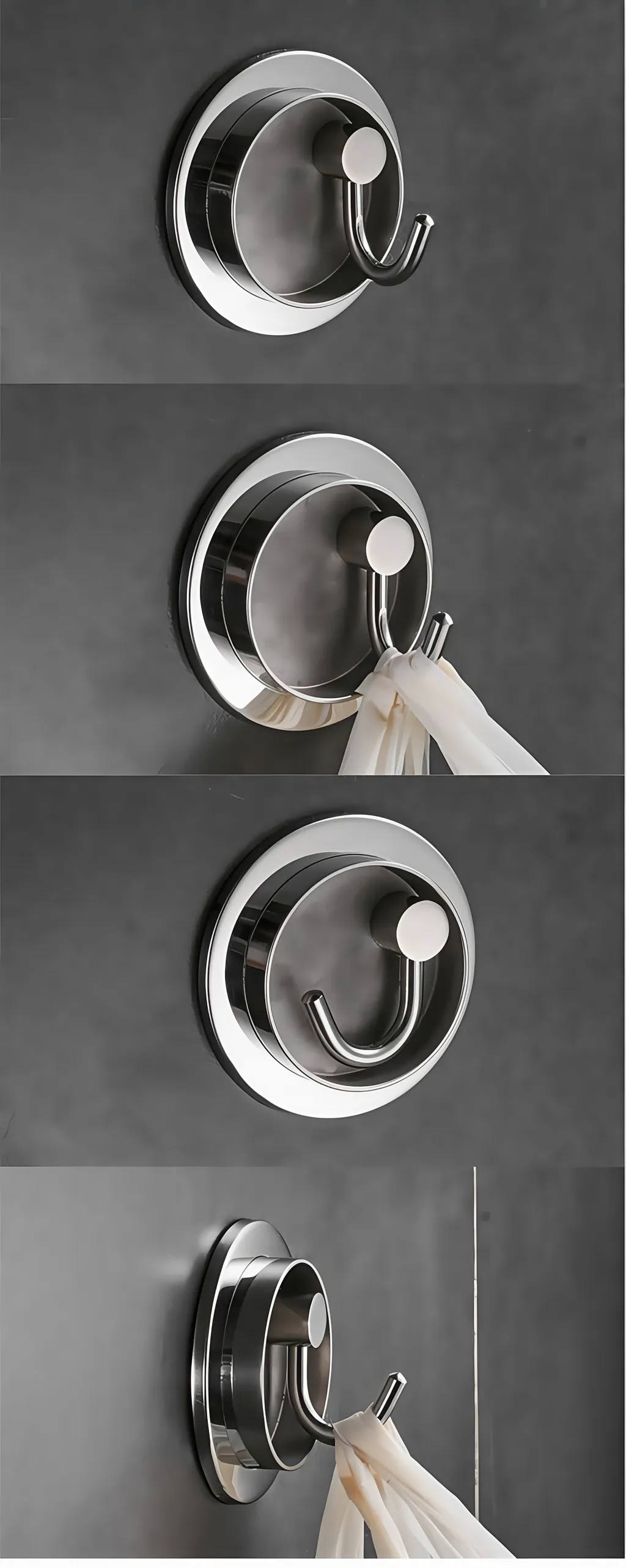 Minimalist Retractable Hidden Wall Coat Hook Foldable Heavy Duty Cloakroom