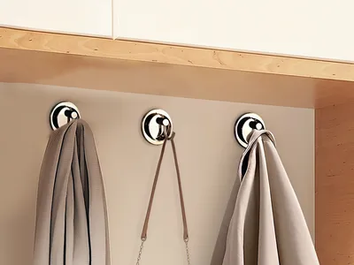 Minimalist Retractable Hidden Wall Coat Hook Foldable Heavy Duty Cloakroom thumbnail 7