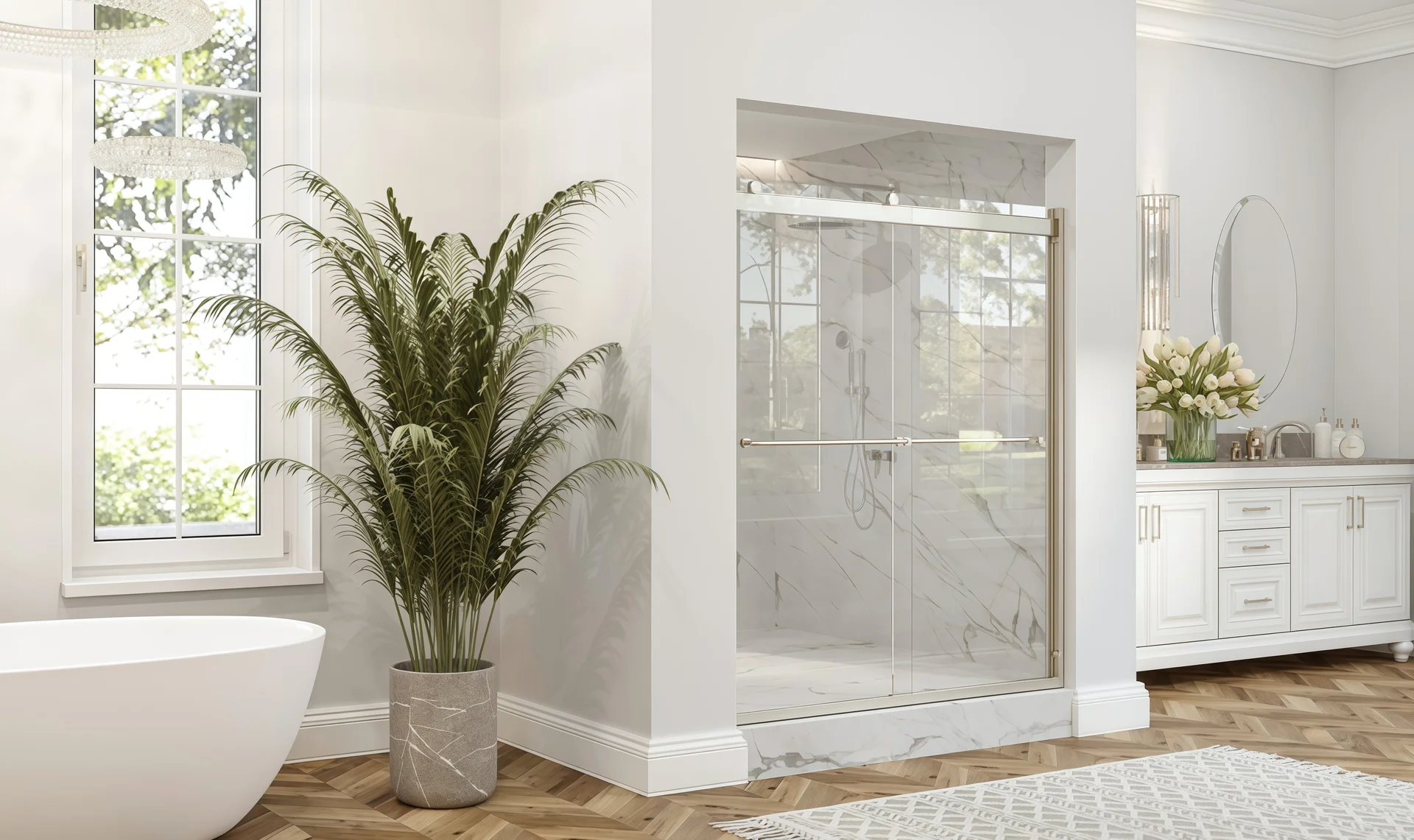 Sliding Door Kit for Shower Room