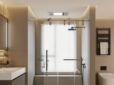 Friendly Budget Sliding Door Kit Hotel Residential Shower Door Hardware Parts thumbnail 6