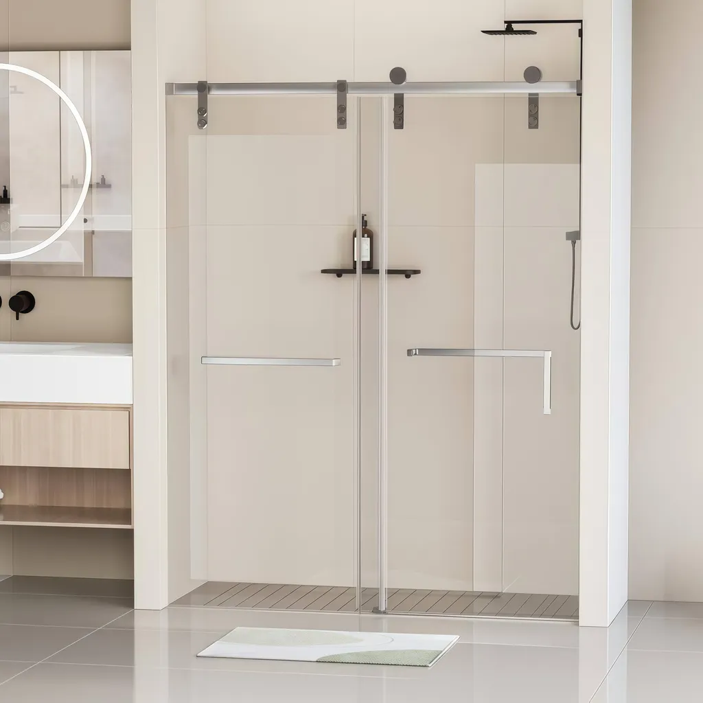 Friendly Budget Sliding Door Kit Hotel Residential Shower Door Hardware Parts