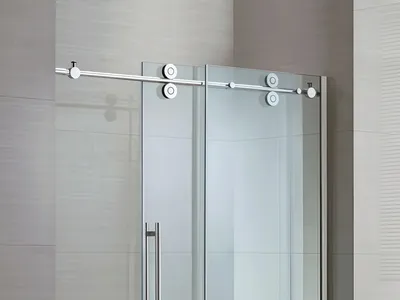 Kit De Rodillos Metálicos Dorados Para Rieles De Puertas De Ducha Herrajes Impermeables Para Mamparas De Vidrio thumbnail 6