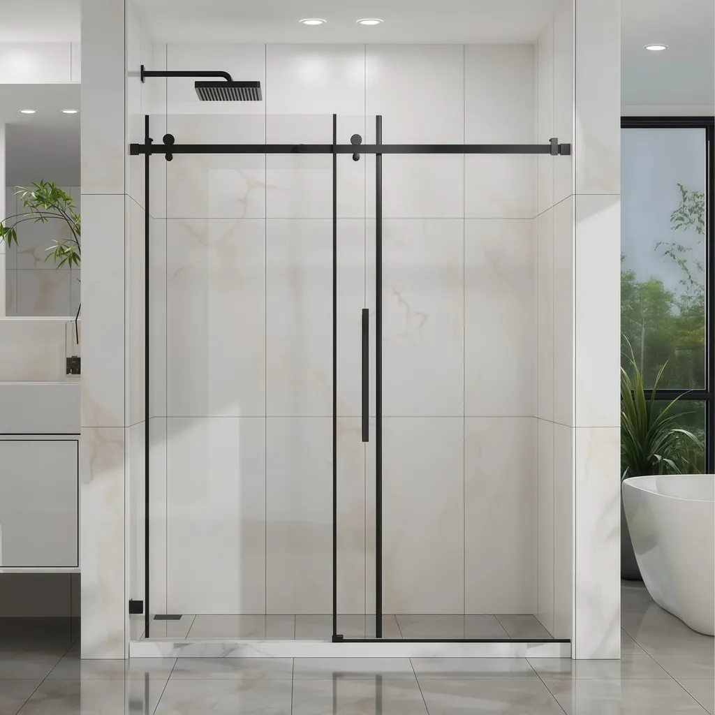Kit De Rodillos Metálicos Dorados Para Rieles De Puertas De Ducha Herrajes Impermeables Para Mamparas De Vidrio
