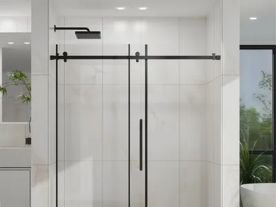 Kit De Rodillos Metálicos Dorados Para Rieles De Puertas De Ducha Herrajes Impermeables Para Mamparas De Vidrio thumbnail 7