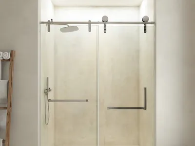 Kit De Rodillos Metálicos Dorados Para Rieles De Puertas De Ducha Herrajes Impermeables Para Mamparas De Vidrio thumbnail 3