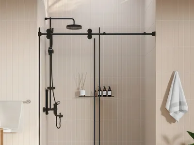 Friendly Budget Sliding Door Kit Hotel Residential Shower Door Hardware Parts thumbnail 3