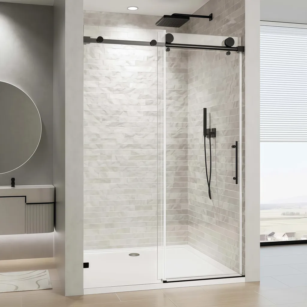 Friendly Budget Sliding Door Kit Hotel Residential Shower Door Hardware Parts