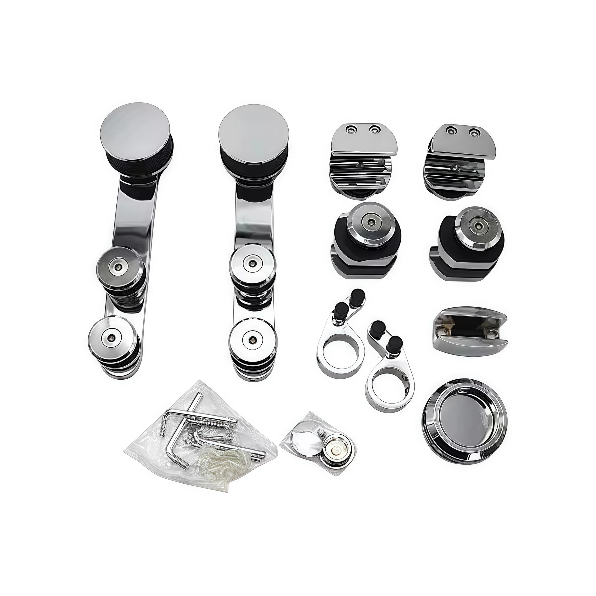 Friendly Budget Sliding Door Kit Hotel Residential Shower Door Hardware Parts