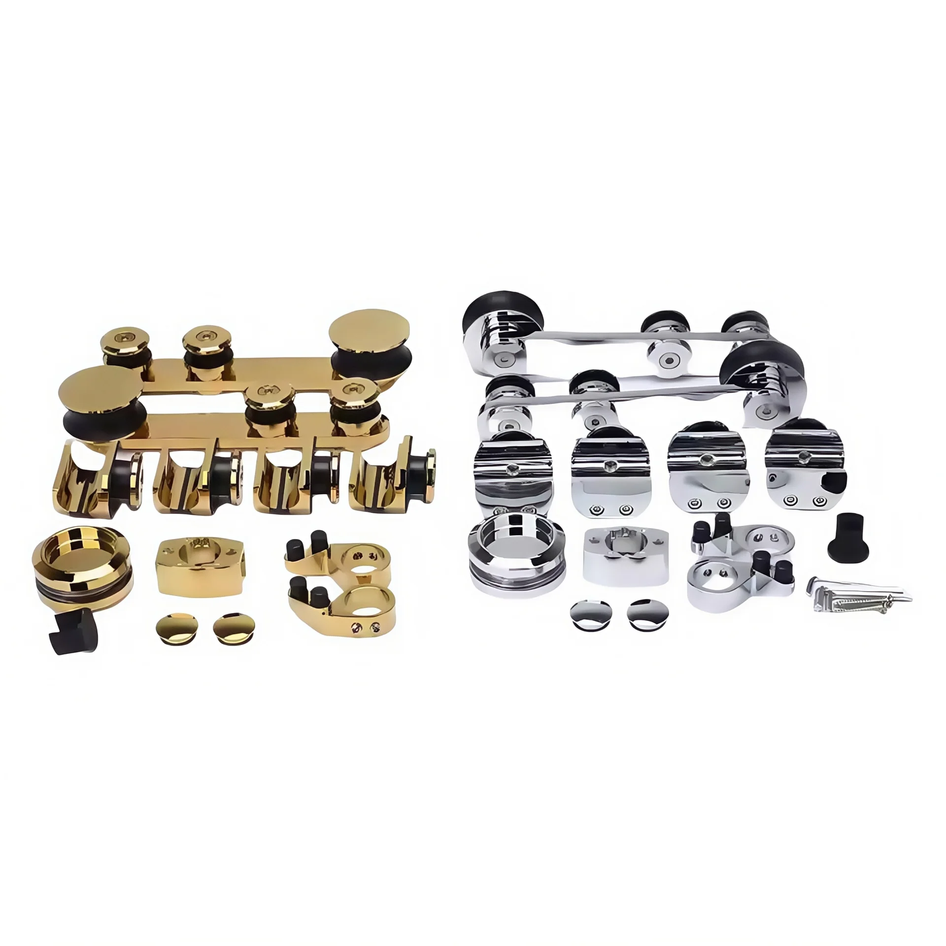 Distributor Price Heavy Duty Load Bearing Sliding Glass Door Installation Shower Door Track Kit